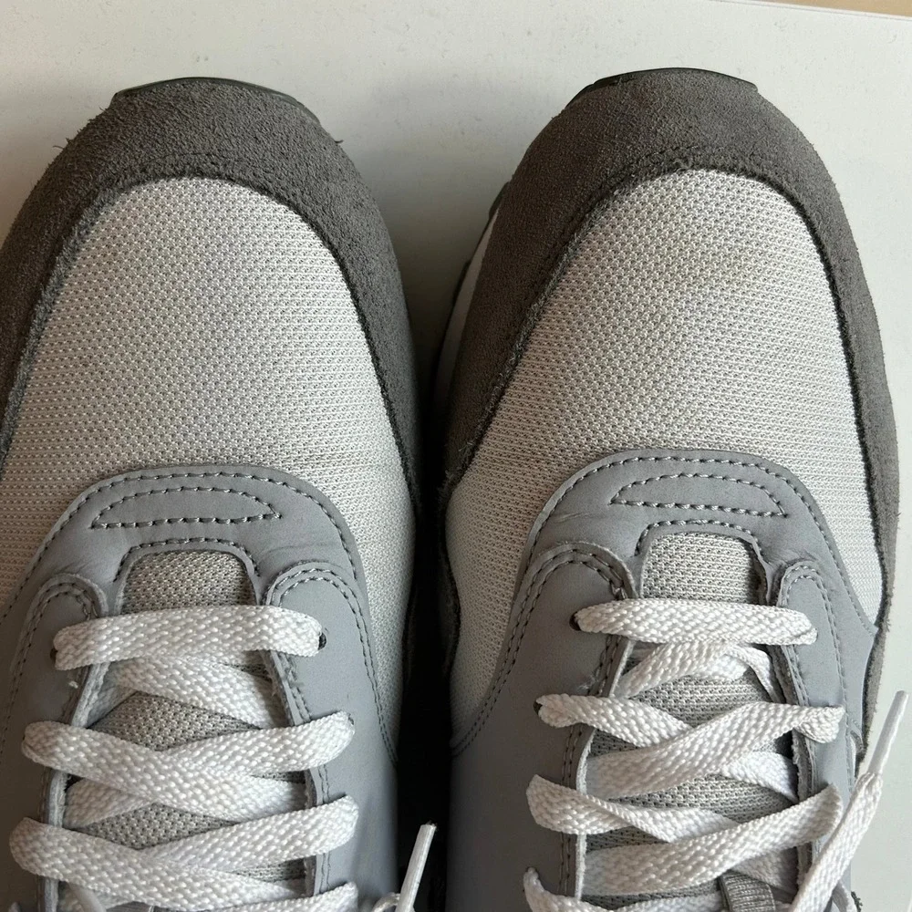 Nike Air Max 1 Sz 14 Photon Dust Smoke Grey White HM9936-001 Mesh Suede Low